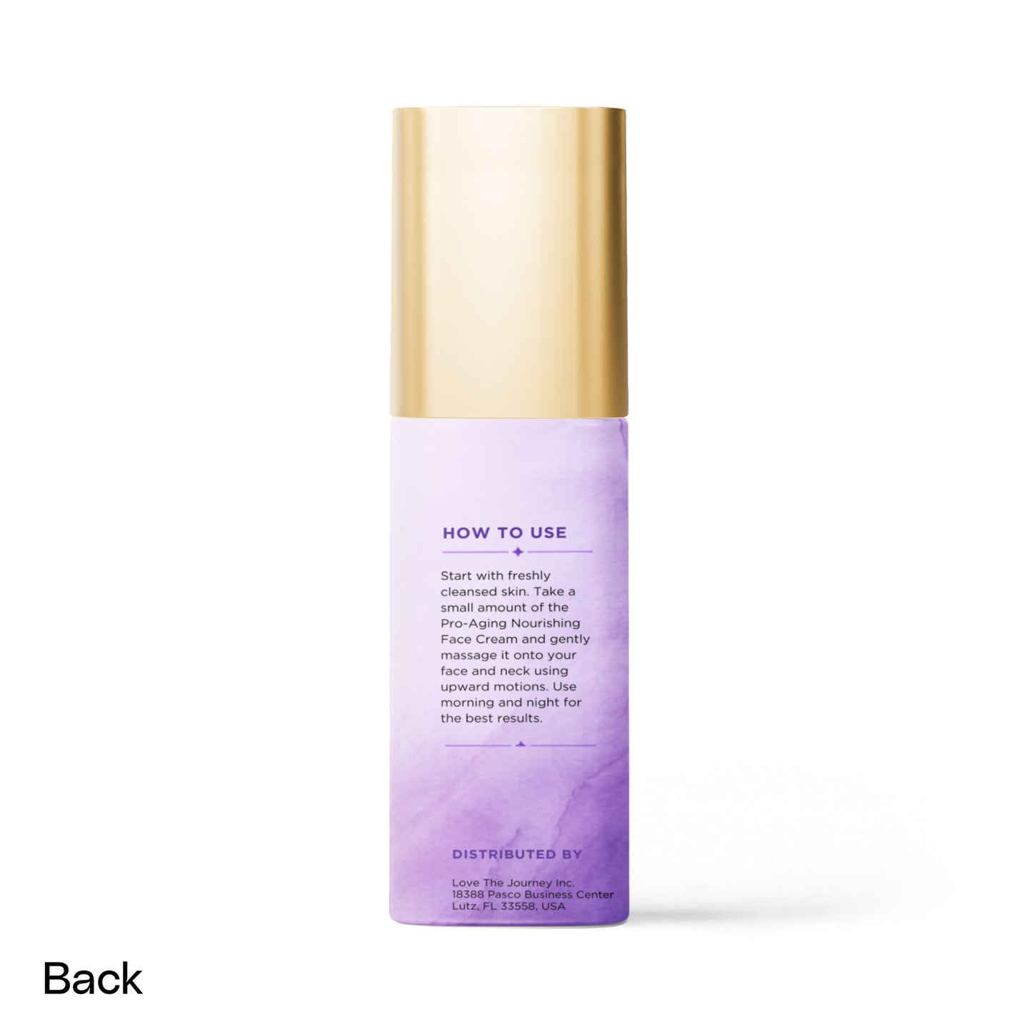 Wilder Plum Pro-Aging Nourishing Face Cream Gold Cap