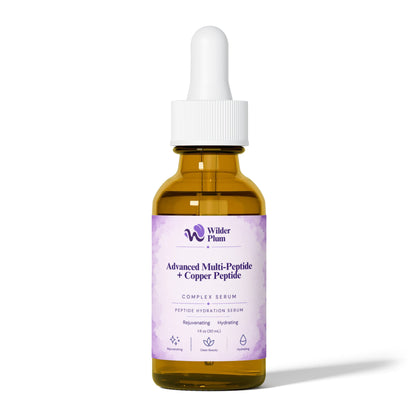 Wilder Plum Advanced Multi-Peptide + Copper Peptide Complex Serum