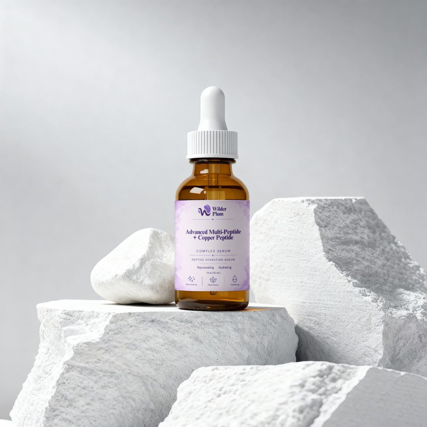 Wilder Plum Advanced Multi-Peptide + Copper Peptide Complex Serum