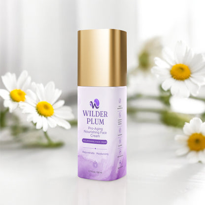 Wilder Plum Pro-Aging Nourishing Face Cream Gold Cap