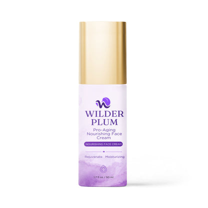 Wilder Plum Pro-Aging Nourishing Face Cream Gold Cap