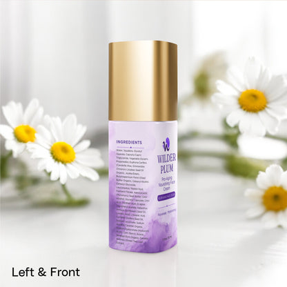 Wilder Plum Pro-Aging Nourishing Face Cream Gold Cap