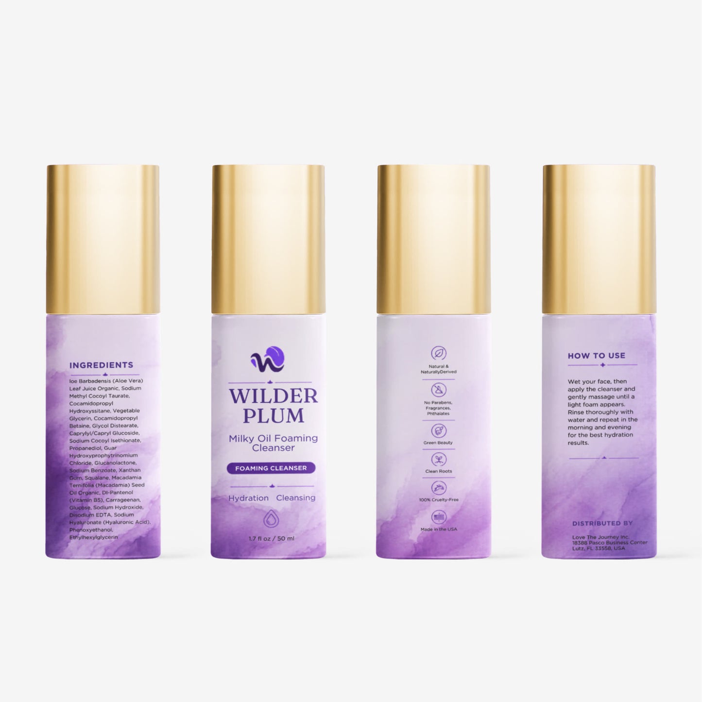 Milky Oil Foaming Cleanser Gold Cap