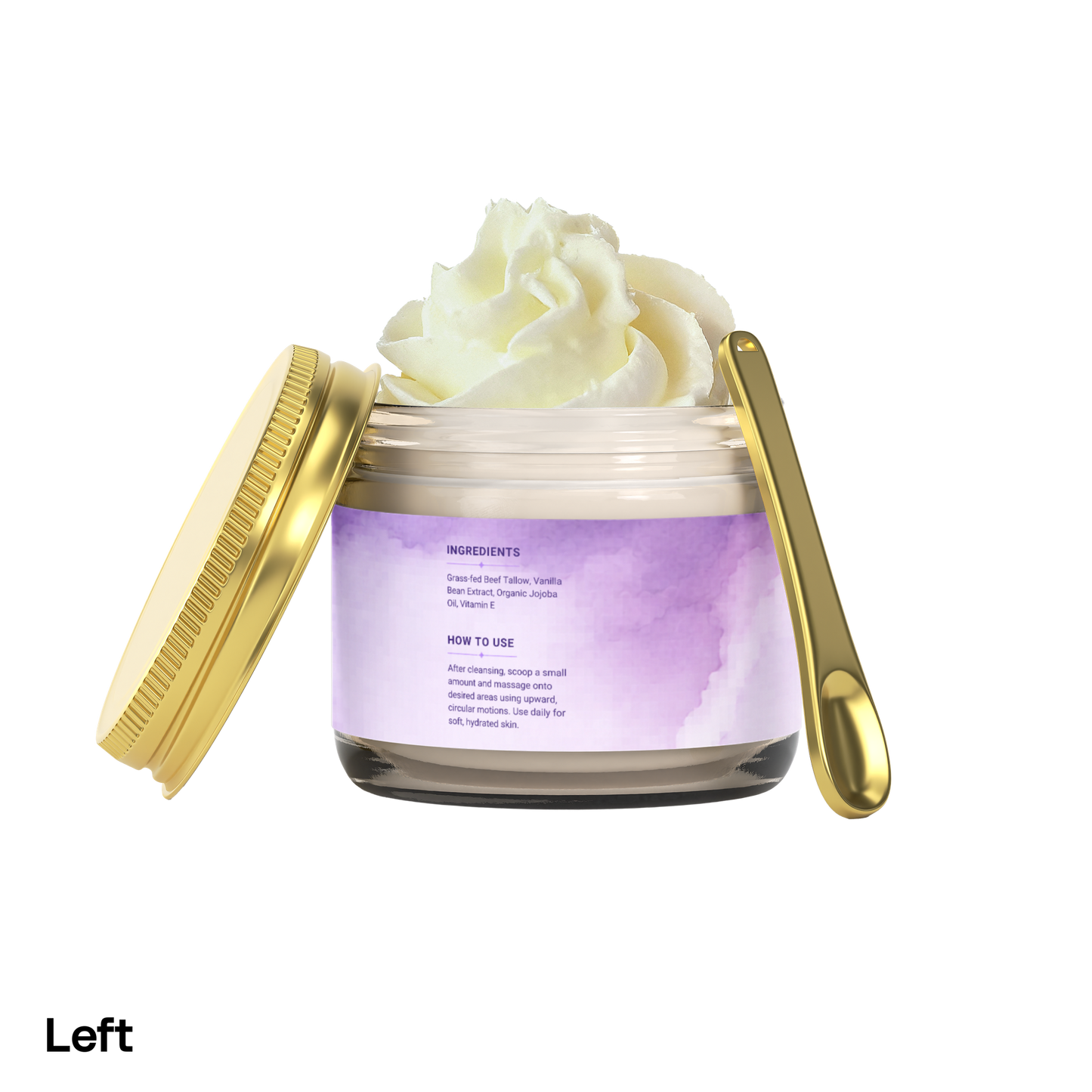 Wilder Plum Whipped Grass-Fed Tallow Balm with Vanilla Bean