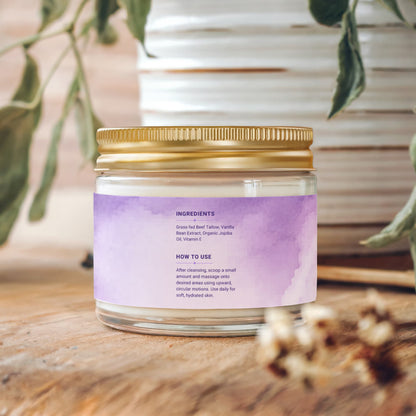 Wilder Plum Whipped Grass-Fed Tallow Balm with Vanilla Bean