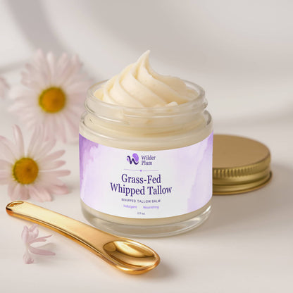 Wilder Plum Whipped Grass-Fed Tallow Balm with Vanilla Bean