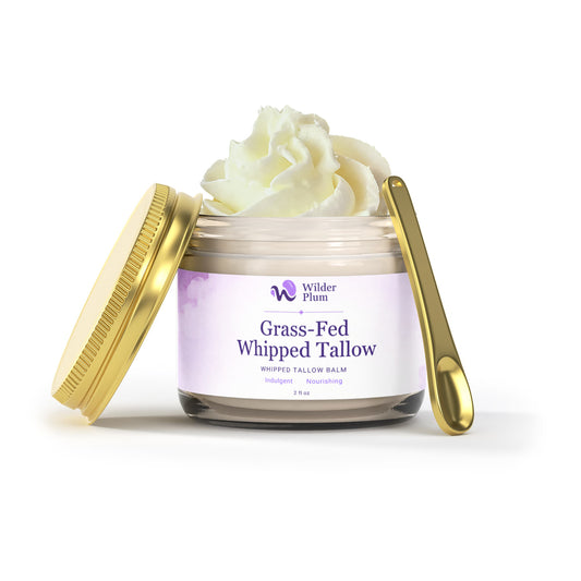 Wilder Plum Whipped Grass-Fed Tallow Balm with Vanilla Bean