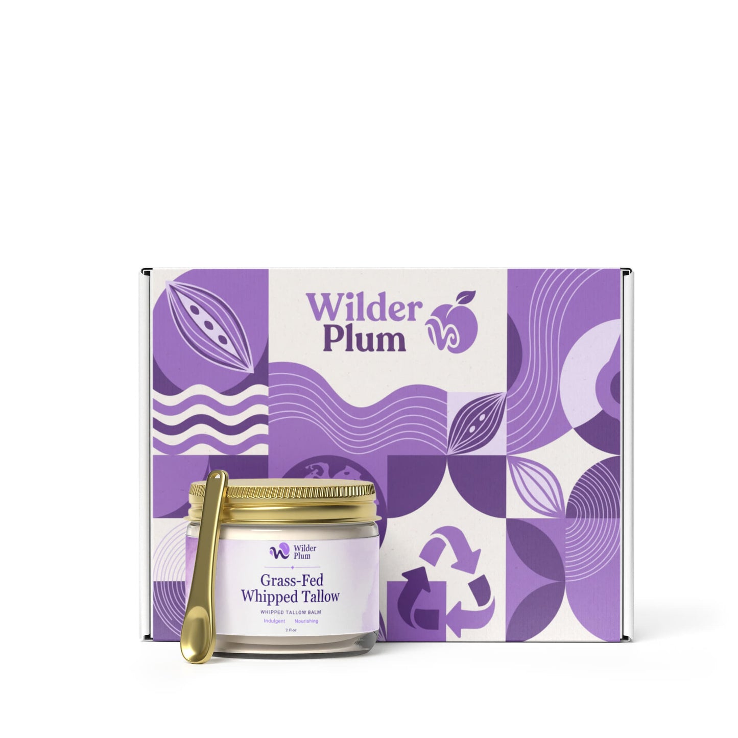 Wilder Plum Whipped Grass-Fed Tallow Balm with Vanilla Bean
